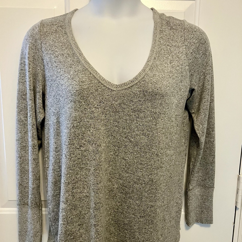 Abercrombie & Fitch Size XL Knit‎ Tunic Shirt Top Soft A&F Cozy Gray Women's
